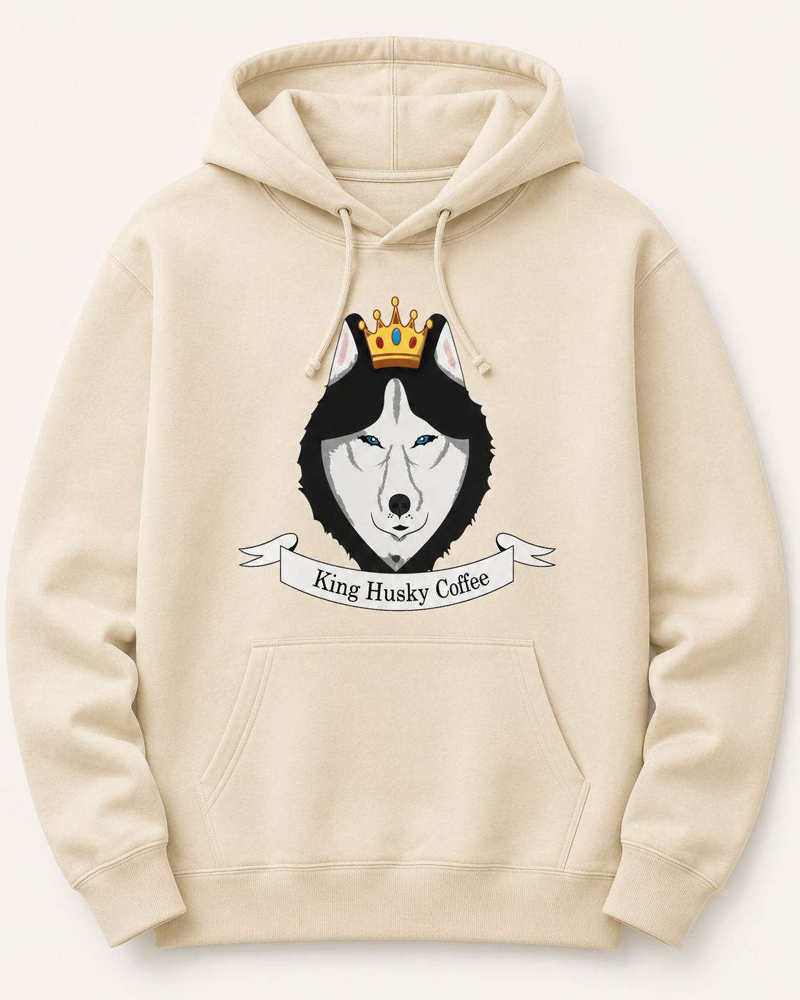 King Husky Coffee Cream Hoodie